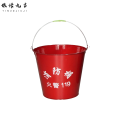 依诺九吉 消防桶铁桶灭火桶消防器材沙桶 8L加厚 个