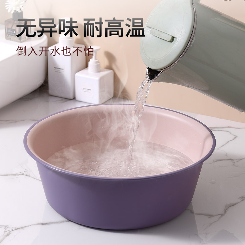 家用脸盆大号加厚耐用塑料洗脸盆子学生宿舍用小盆洗衣服盆洗脚盆高清大图