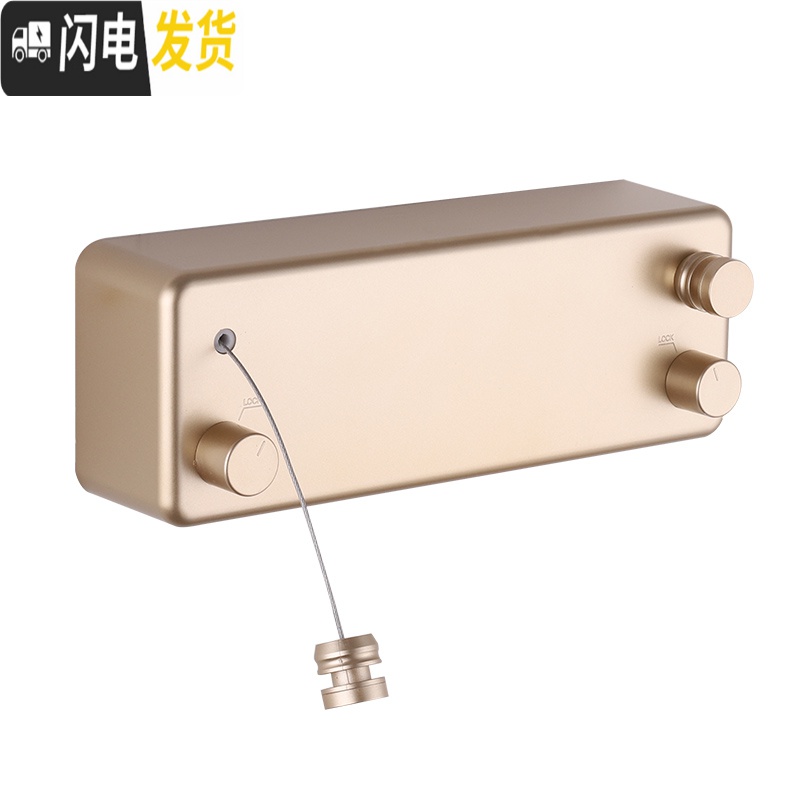三维工匠隐形可伸缩晾衣绳免打孔钢丝晾衣架室内收缩晾衣阳台晒凉衣服 单条银色(打孔/免打孔)晾衣架配件高清大图