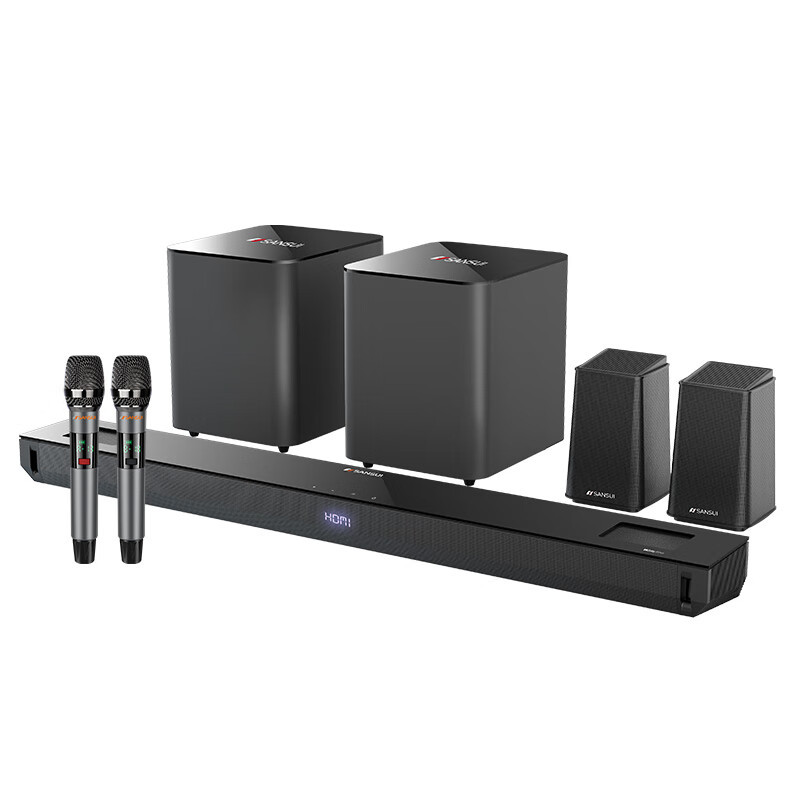山水(SANSUI) 5.1声道家用K歌客厅电视落地式大音响组合套装蓝牙立体音效99E【11.2.4杜比全景声旗舰版】