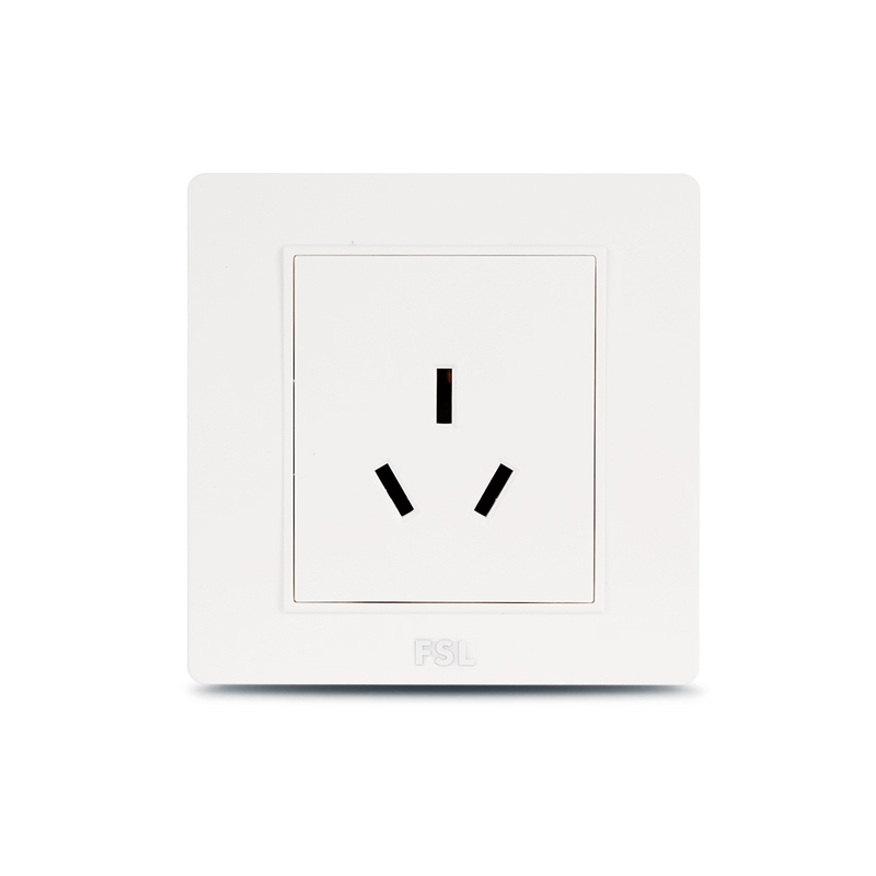 fsl16a三极插座白色f22163单位个