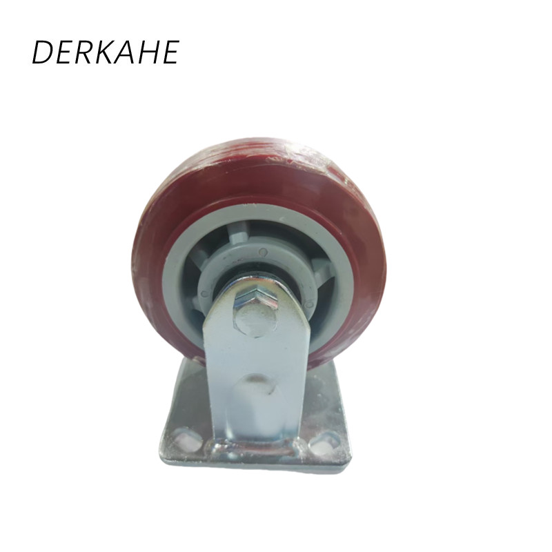 DERKAHE 重型手推车聚氨酯轮 φ125×50(5寸) 定向款 个