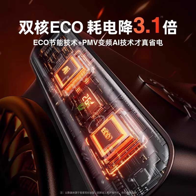 ZHIO 工业大功率暖风机 取暖器 3000瓦/遥控款 火焰灰高清大图