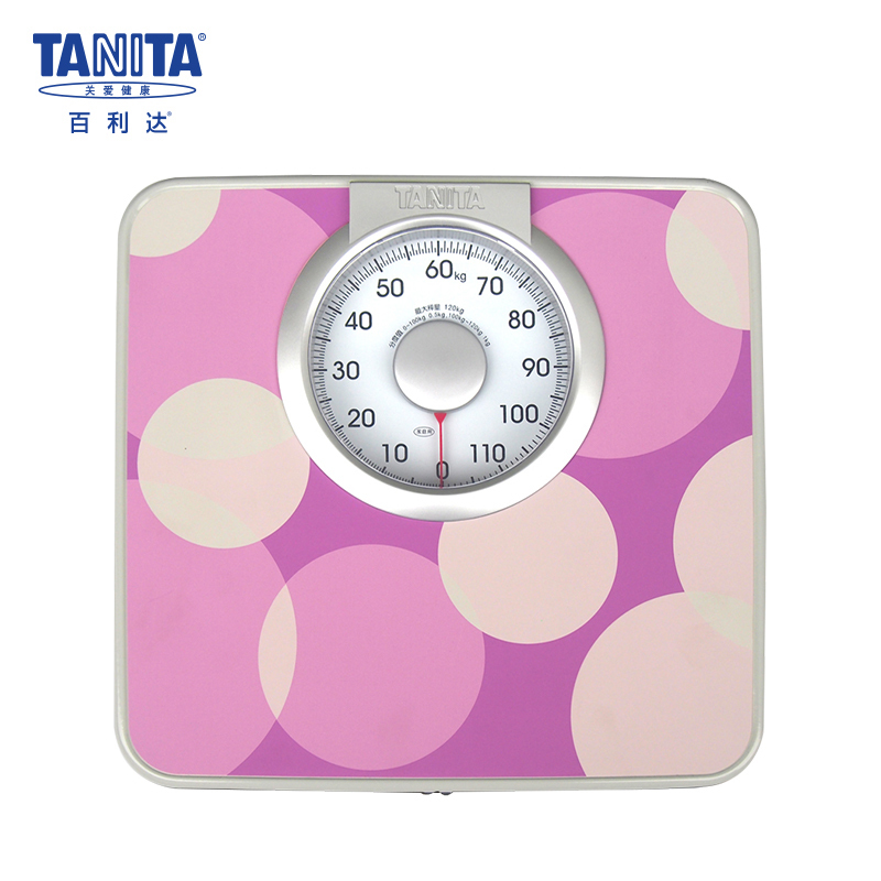 日本百利达(TANITA)体重秤精准机械秤 家用成人健康秤人体秤 HA-620(非电子称) 620粉色