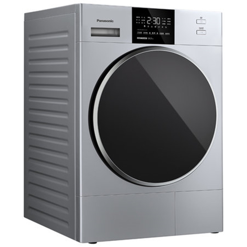 松 下9公斤 热泵干衣机 自动除螨 NH-EH900S(银色)