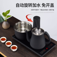 全自动上水电热水壶家用烧水壶纳丽雅保温一体智能电磁炉水壶抽水热水壶 银色不锈钢款