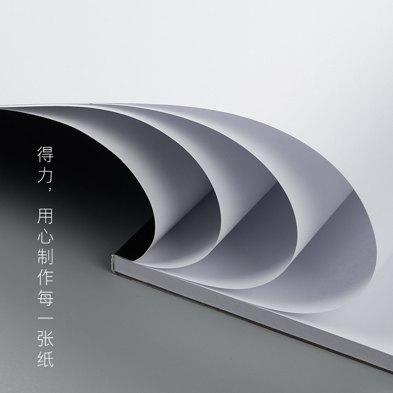 得力(deli)A5便签本 空白笔记本 便条本 记事本草稿本演草纸 本子办公用品 5本装(140*195mm)