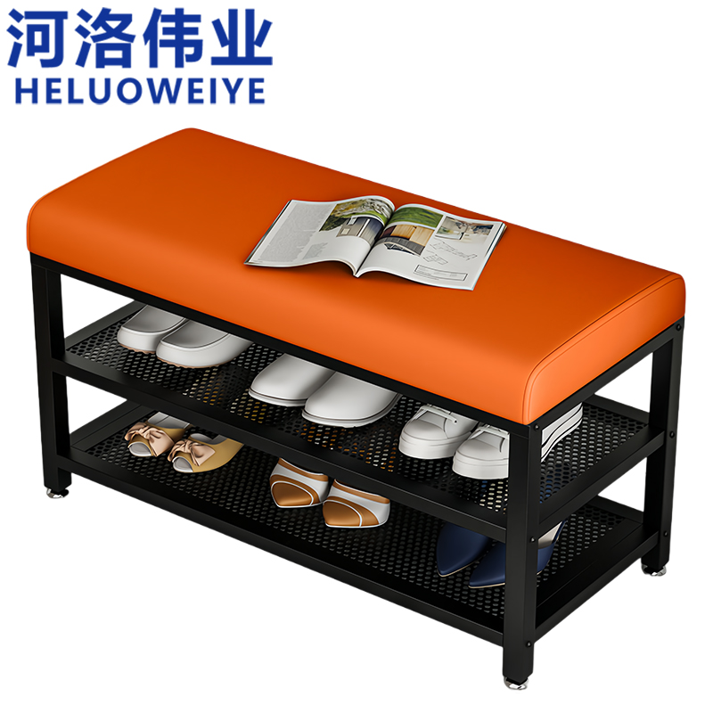 河洛伟业 换鞋凳 50cm高清大图