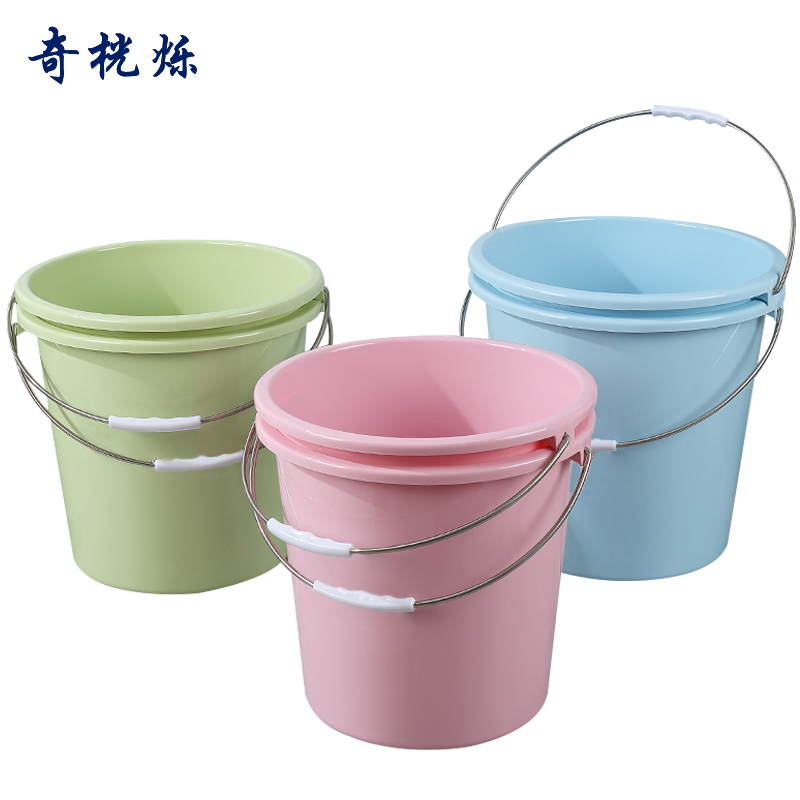 奇桄烁水桶手提桶中号蓝色个高清大图