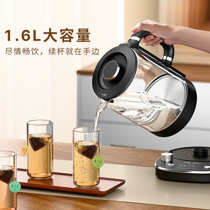 金灶(KAMJOVE) 1.6L大容量煮茶器智能恒温煮茶壶 家用养生壶炖煮壶一体全自动HT-910高清大图