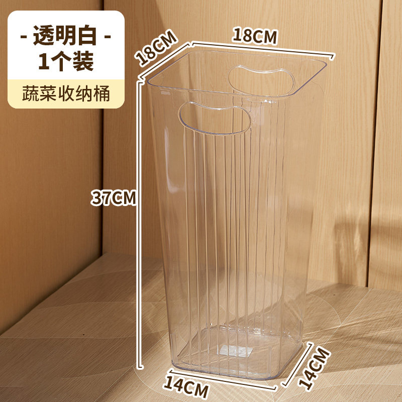 苏宁多功能蔬菜大葱收纳桶厨房神器大容量储物方形葱姜蒜收纳2112高清大图