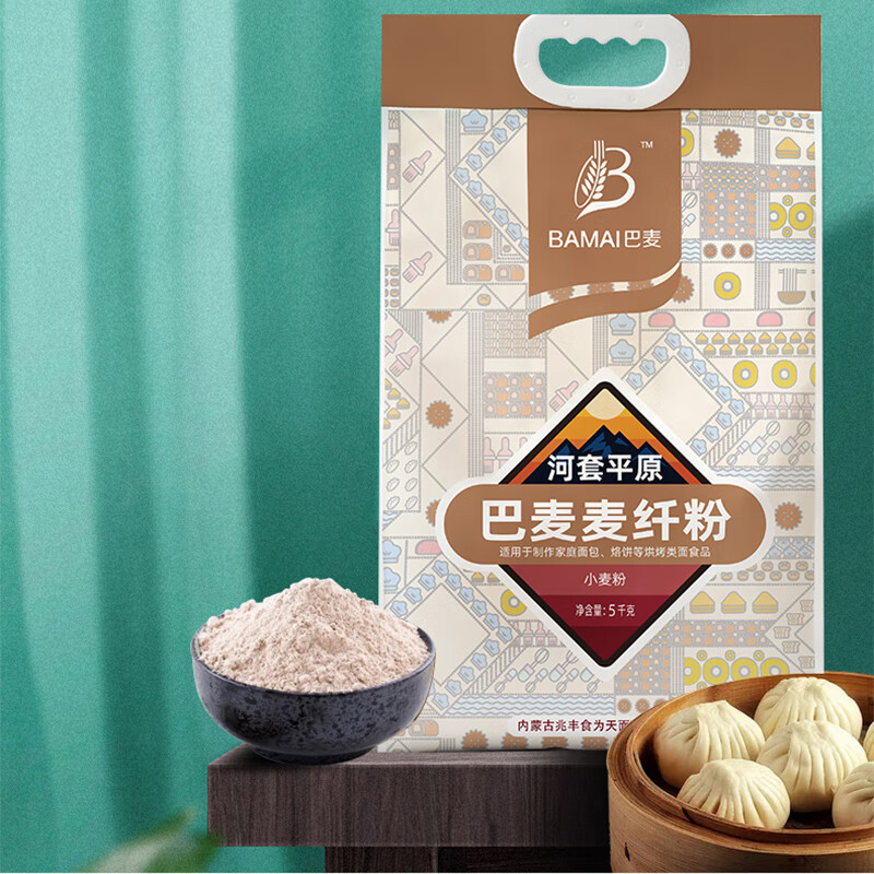巴麦 河套平原巴麦麦纤粉/5KG高清大图