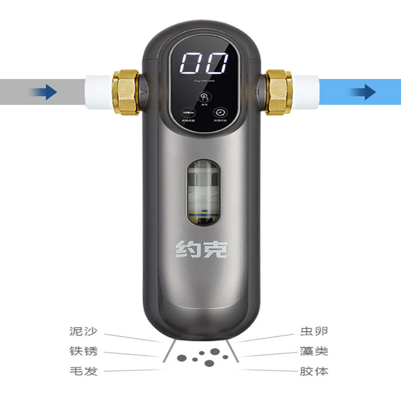 约克前置过滤器YK-Q7全屋中央反冲洗家用大流量自来水净水器大屏显示智能控制高清大图