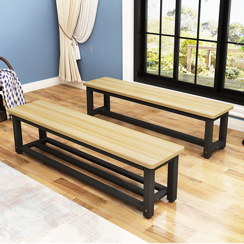 花辰hc03450长条更衣凳 木面铁架1800*350*450