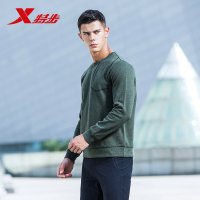 特步（Xtep）运动服男 秋季新款长袖卫衣 男装休闲时尚运动T恤套头衫