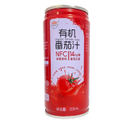 冠农股份(GUAN NONG SHARE)新疆有机番茄汁100%NFC鲜果原榨0添加剂0脂肪205ml*8罐