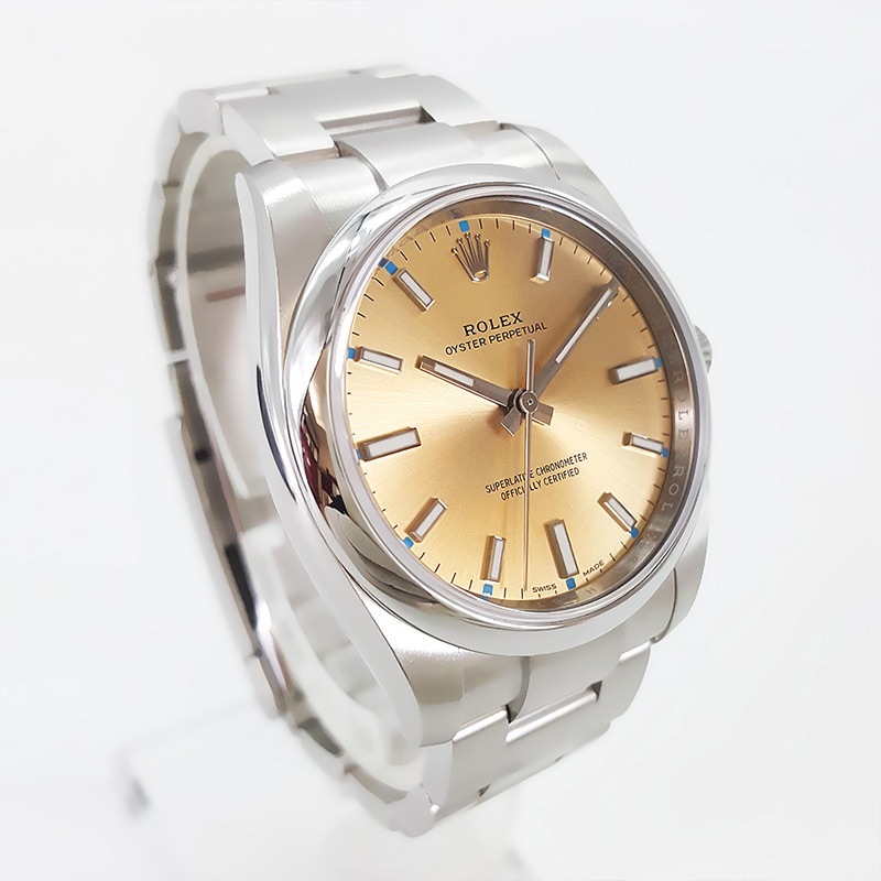 正品劳力士rolex蚝式恒动自动机械34mm约155cm95新
