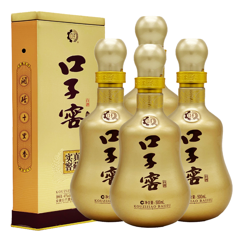 【苏宁超市】口子窖十年41度500ml*4兼香型白酒