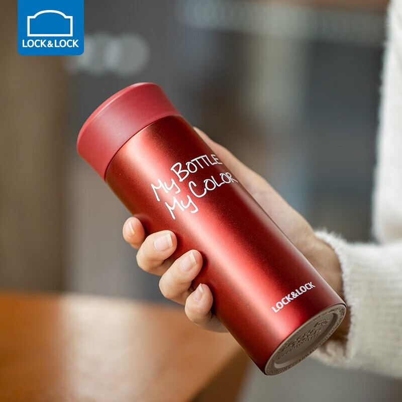 乐扣乐扣(LOCK&LOCK)缤纷保温杯不锈钢迷你便携水杯子 LHC4014R红色330ml高清大图