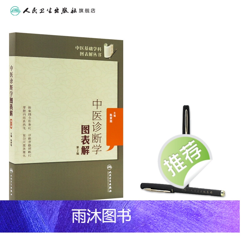 [正版]中医基础学科图表解丛书 中医诊断学图表解(第2版)高清大图