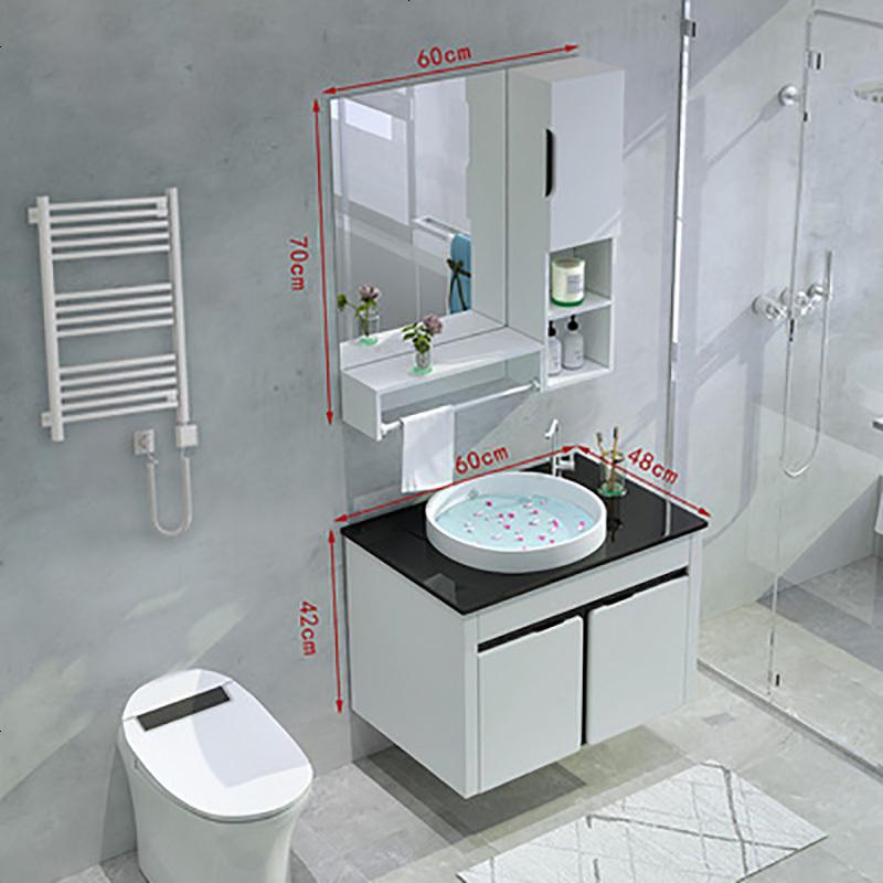 思伶菲pvc北欧浴室柜组合落地式洗脸盆洗手盆洗漱台卫生间面盆现代