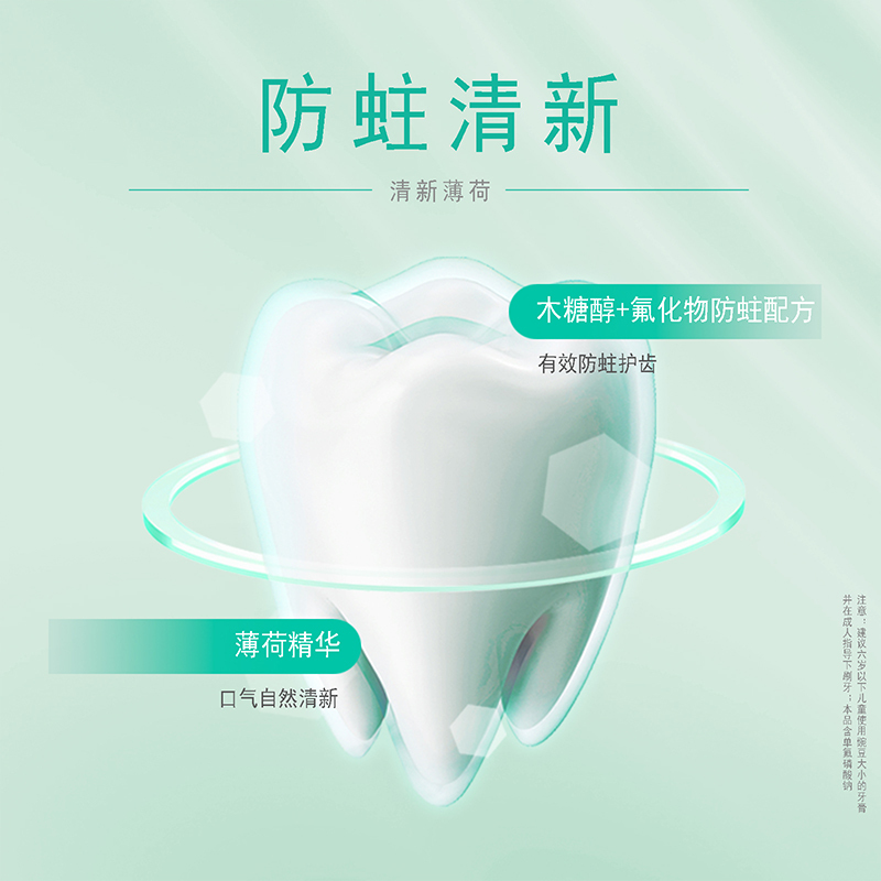舒客(Saky) 防蛀清新惠享组合沁爽防蛀清新牙膏 145g*4支ZHS-FQ40高清大图