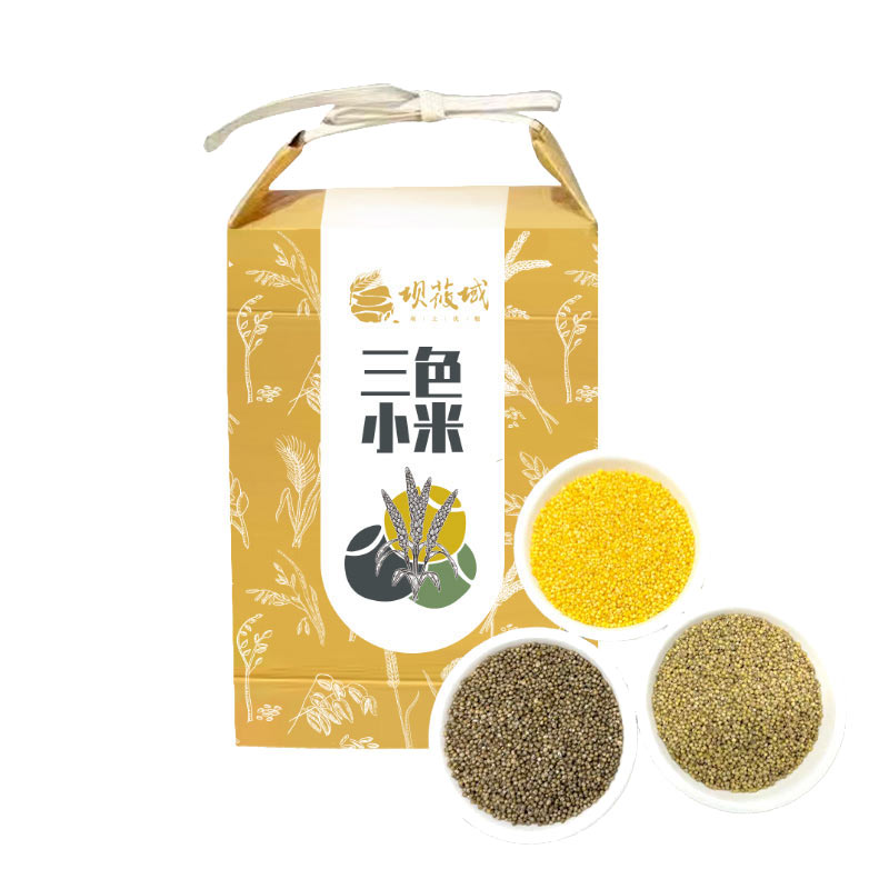 沽源县坝莜域三色小米1.5kg高清大图
