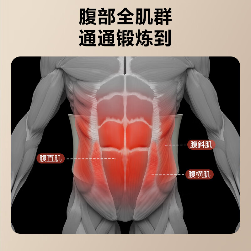 SKG G3系列1代 SKG健腹腰带 米黄色 豪华款高清大图