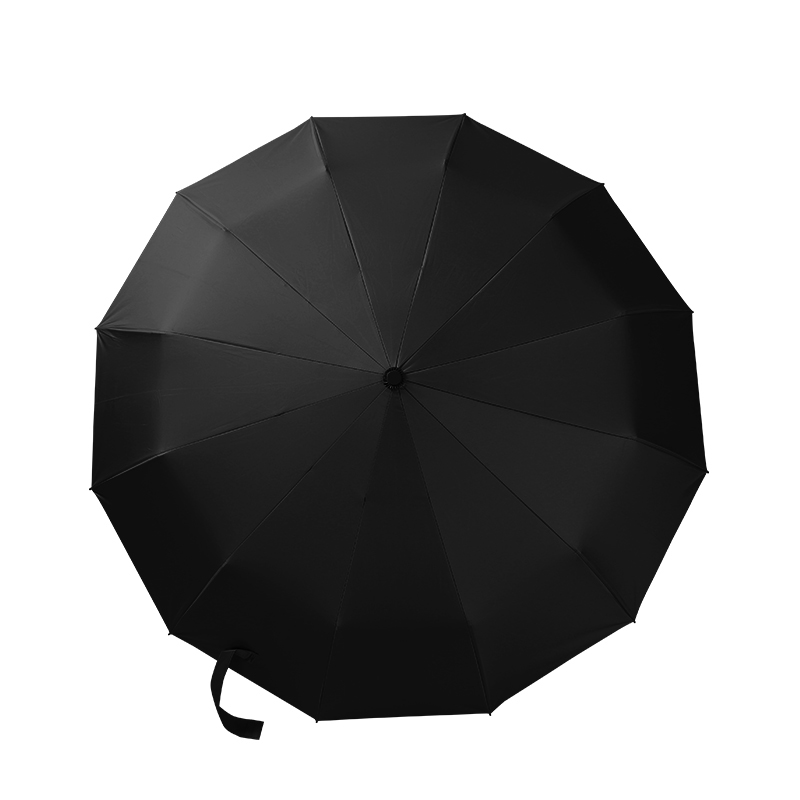 三极户外(Tri-Polar) TP7033全自动三折12骨双层黑胶 星空黑 伞