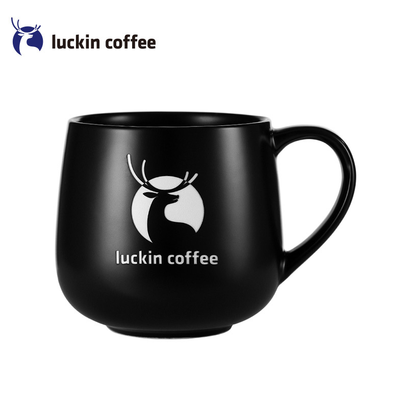 瑞幸咖啡（luckin coffee）经典幸运马克杯 大容量简约咖啡杯