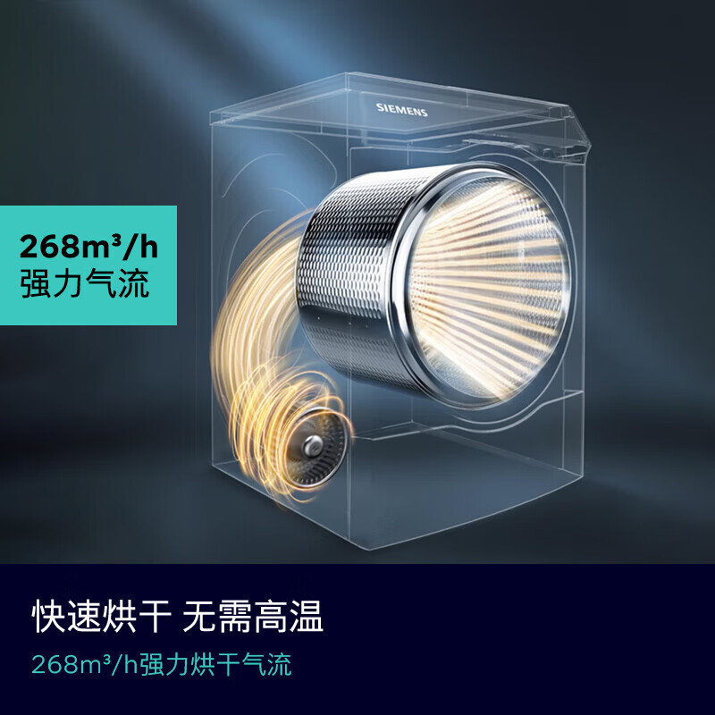 西门子 WG54K7D80W+WQ55K7U80W 小幸熨顶奢 小幸熨顶奢10+10KG大容量洗烘套装AI超氧高清大图