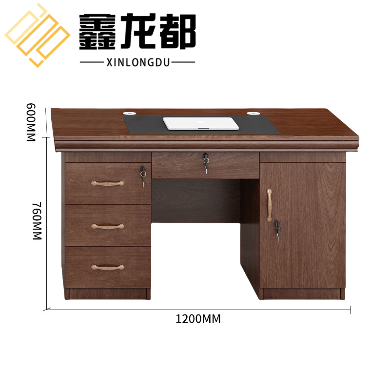 鑫龙都职员电脑桌高清大图