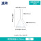 LISM-湘玻 漏斗玻璃三角锥形大口径小漏斗透明加厚过滤实验室科研 [短颈]100mm 1个