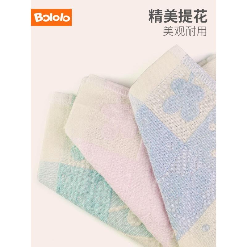 婴儿纱布口水巾纯棉小方巾 婴儿洗脸毛巾儿围嘴手帕