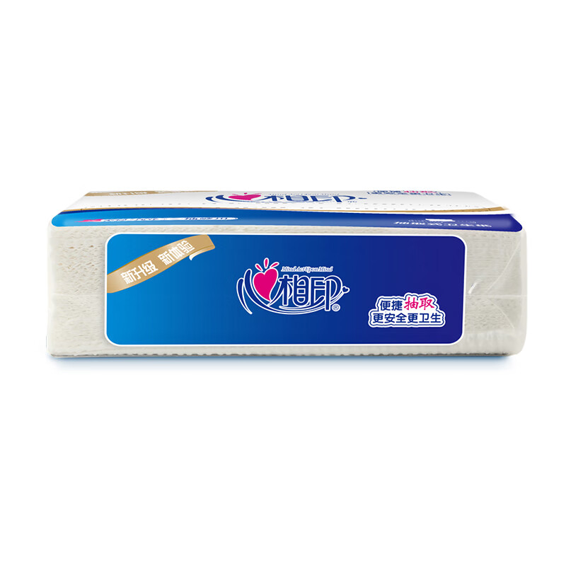 心相印 平板刀切纸厕所纸商用酒店卫生间草纸 2层120抽*6包 YB.NT1320120-6高清大图