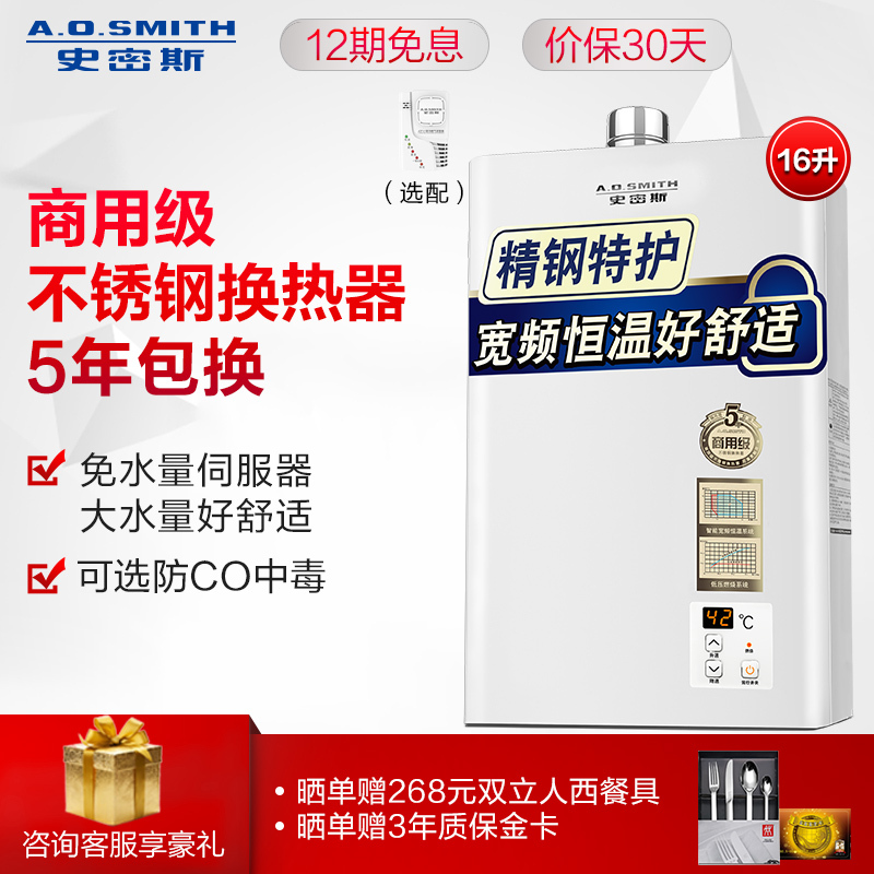 AO史密斯(A.O.Smith)燃气热水器JSQ33-N1