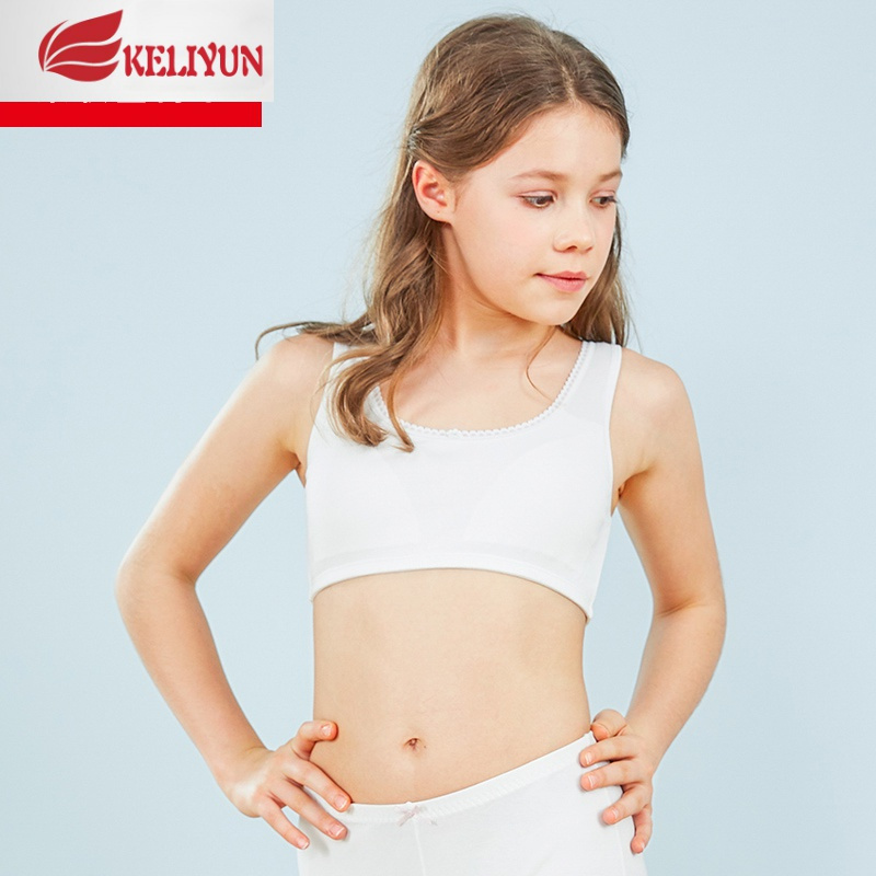 小女孩的发育 可莉允女童小背心小学生小女孩发育期文胸9-12岁中大童少女棉质儿童内衣胸罩视频介绍_可莉允女童小背心小学生小女孩发育 期文胸9-12岁中大童少女棉质儿童内衣胸罩功能演示视频-苏宁易购