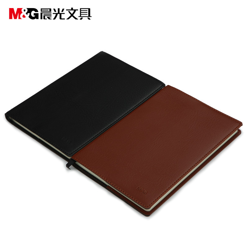 晨光(M&G)APY4K380 笔记本 B5封套皮本120页(经典办公) 颜色随机 2本装 APY4K38000高清大图