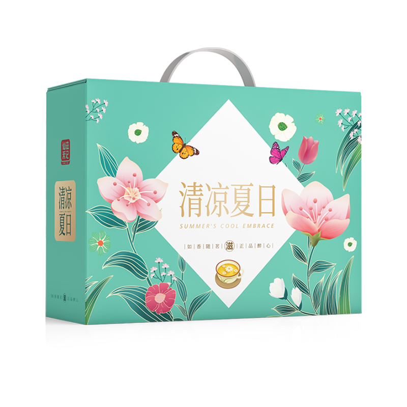 仙滋禾记 清凉夏日礼盒 1680g/盒 花草茶 花茶