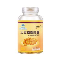 金奥力大豆磷脂软胶囊100粒 瓶装 适用于血脂偏高者