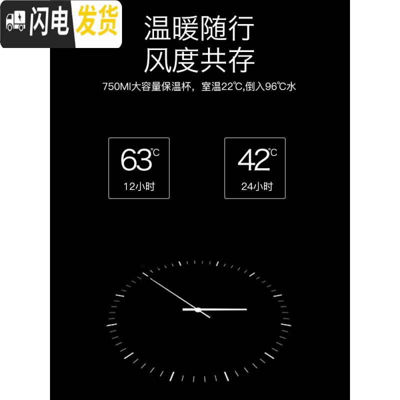 三维工匠保温杯大容量男士水杯真空不锈钢茶杯女户外便携壶杯子1000 级款_1200蓝色高清大图