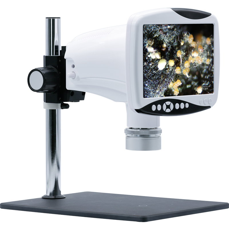 爱科学gs12 数码液晶工业显微镜中小学生专业高清生物检测便携光学
