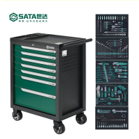 SATA/世达188件汽保机修组套（含六抽工具车95126），09947，1件