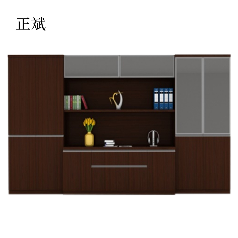 正斌办公室文件柜书柜木质档案柜背景柜3600*500*2075mm[工厂现做 7天内发货]