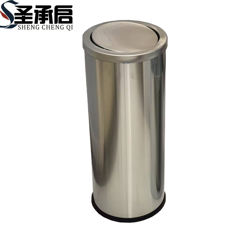 圣承启 不锈钢垃圾桶 小号个高清大图