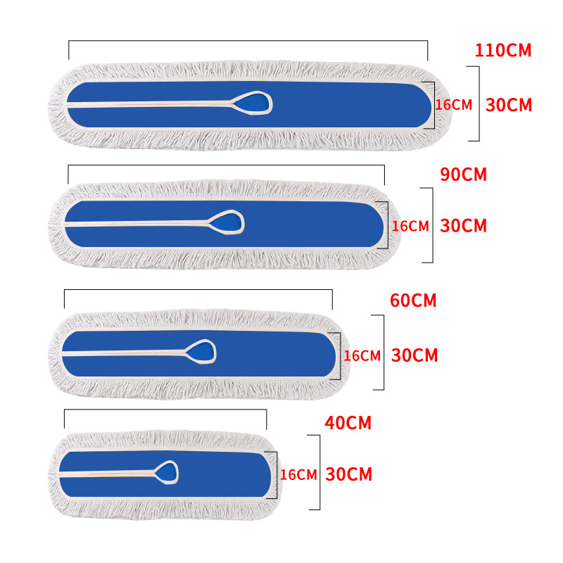 居尚大号尘推60cm 木地板大理石瓷砖吸水棉纱平板拖把高清大图