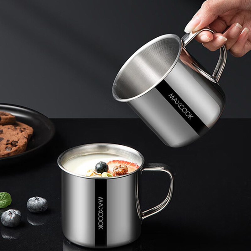 MAXCOOK美厨口杯240ml不锈钢单层小巧便捷儿童款MCB5165高清大图
