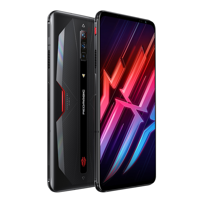努比亚(nubia) 红魔6 5G全网通 12GB+128GB 碳纤黑 骁龙888旗舰芯片 165Hz屏幕刷新率 66W快充 6层多维散热系统 腾讯游戏移动联通电信 5G电竞手机