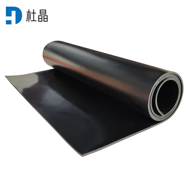 杜晶绝缘垫配电房黑色平面高压绝缘胶垫绝缘橡胶垫地垫地毯胶板 5mm 平方米