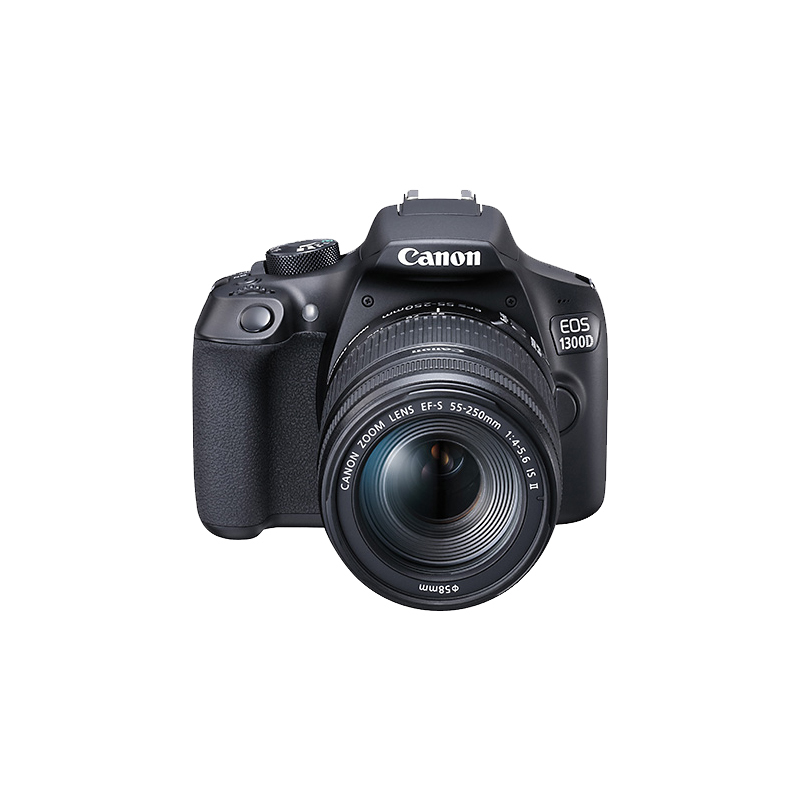 佳能(canon)eos 1300d 数码单反相机套机18-55mm   55-250mm